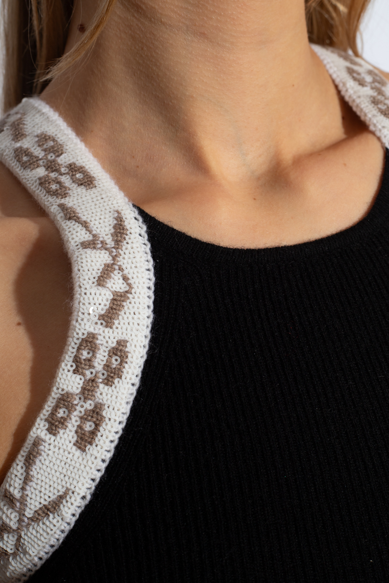 Women's Clothing | logo-embossed cropped hoodie